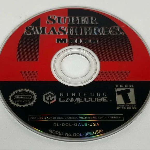 Super Smash Bros Melee Nintendo GameCube Authentic Game Disc  Super Smash Bros Melee Nintendo GameCube Authentic Game Disc Only Wii